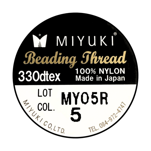 Miyuki Beading Thread Hilo Dorado Nº05 - 50m