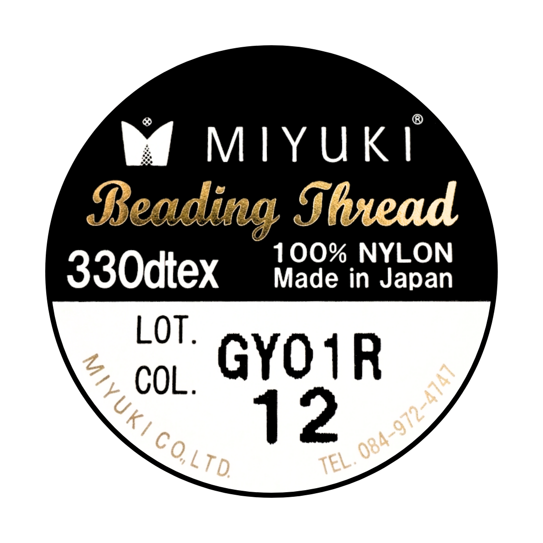 Miyuki Beading Thread Hilo Negro Nº12 - 50m