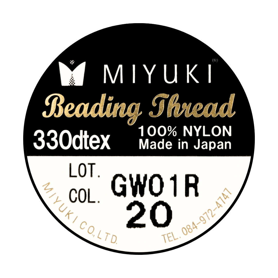 Miyuki Beading Thread Hilo Dorado Champagne Nº20 - 50m