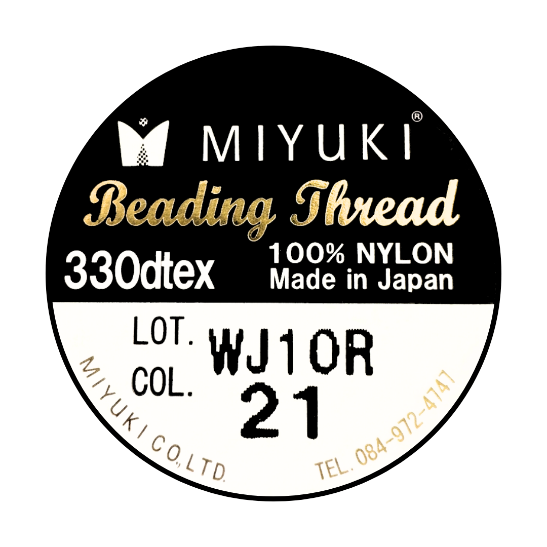 Miyuki Beading Thread Hilo Gris Oscuro Nº21 - 50m